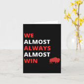 Grappig dat we bijna altijd Football winnen Kaart (Gele Bloem)