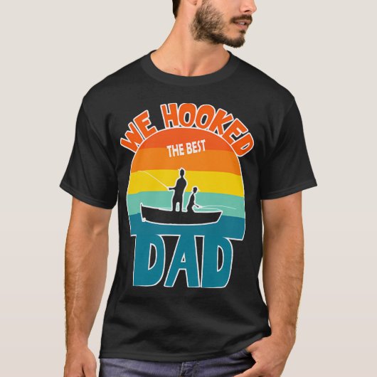 Grappig dat we de beste papa visten t-shirt (Voorkant)