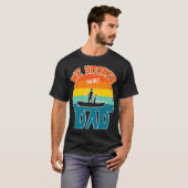 Grappig dat we de beste papa visten t-shirt (Voorkant volledig)