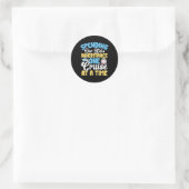 Grappig dat we de Erfenis van onze Kinderen uitgev Ronde Sticker (Tas)
