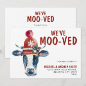 Grappig dat we de kerstvakantie met Koe hebben ver Aankondiging (Voorkant / Achterkant)