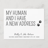 Grappig dat we een nieuw adres hebben verplaatst P Briefkaart (Voorkant)