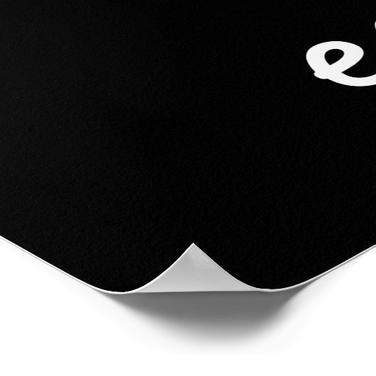 Grappig dat we geen wifi-Poster hebben - zwart Poster (Hoek)