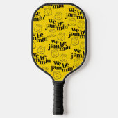 Grappig dat we Jammin zijn glimlachende dansende k Pickleball Paddle (Achterkant)