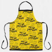 Grappig dat we Jammin zijn glimlachende dansende k Schort (Voorkant)