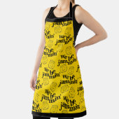 Grappig dat we Jammin zijn glimlachende dansende k Schort (Insitu)