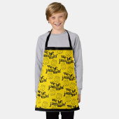 Grappig dat we Jammin zijn glimlachende dansende k Schort (Gedragen)