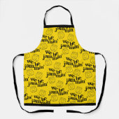 Grappig dat we Jammin zijn glimlachende dansende k Schort (Voorkant)