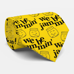 Grappig dat we Jammin zijn glimlachende dansende k Stropdas