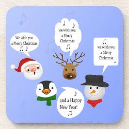 Grappig dat we je een prettig kerstfeest wensen drankjes onderzetter