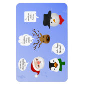 Grappig dat we je een prettig kerstfeest wensen magneet (Verticaal)