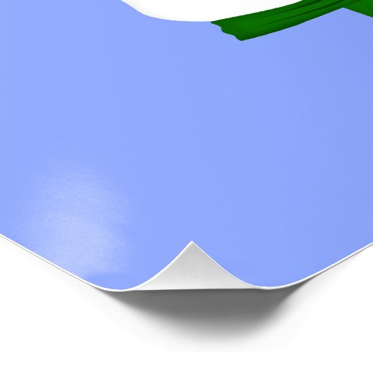 Grappig dat we je een prettig kerstfeest wensen poster (Hoek)