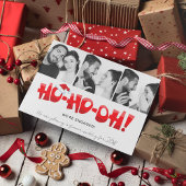 Grappig dat we met kerstmis mee zijn. feestdagenkaart