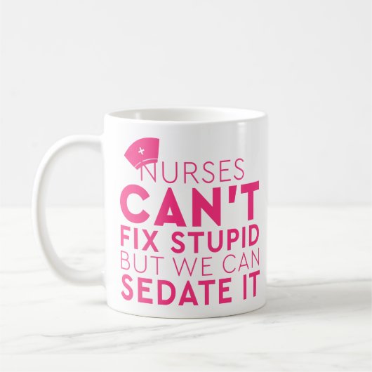 Grappig dat we niet stuitend kunnen herstellen, ma koffiemok (Links)