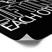 Grappig dat we opstaan door elkaar motivatie te ge poster (Hoek)