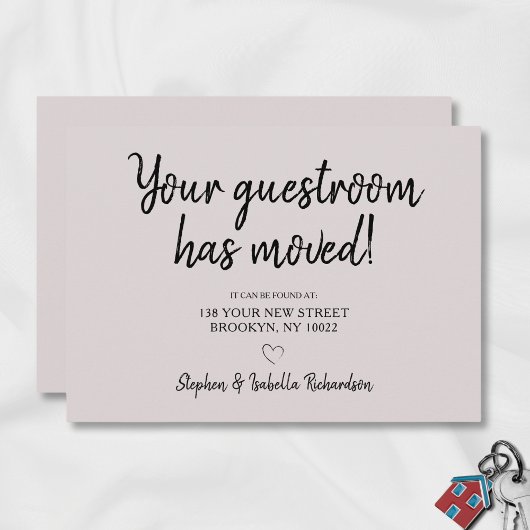 Grappig dat we roze zwarte bewegende aankondiging 