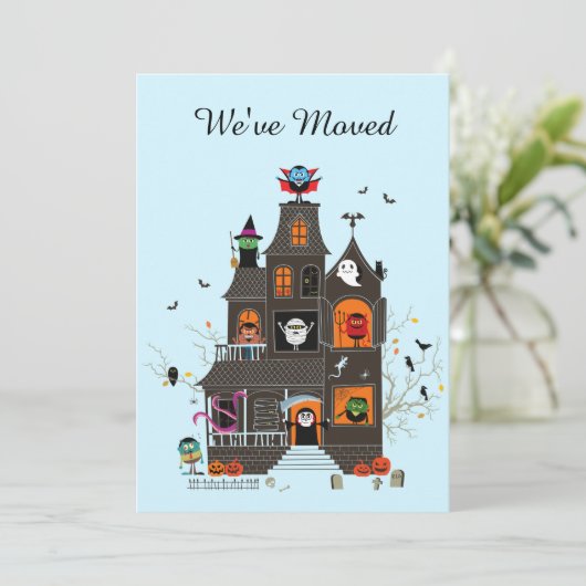 Grappig dat we Spooky Haunted House Address hebben (Staand voorkant)