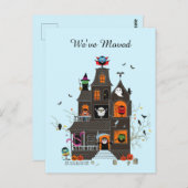 Grappig dat we Spooky Haunted House Address hebben Briefkaart (Voorkant / Achterkant)