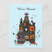 Grappig dat we Spooky Haunted House Address hebben Briefkaart (Voorkant)