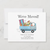 Grappig dat we verhuisd zijn! Nieuwe startpunt Aankondiging (Voorkant)