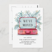 Grappig dat we verhuisde Bewegende aankondiging Briefkaart (Voorkant / Achterkant)