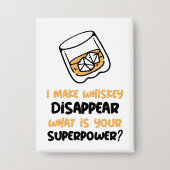 Grappig dat whisky verdwijnt button (Voorkant)