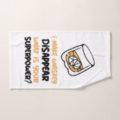 Grappig dat whisky verdwijnt handdoek (Handdoek)