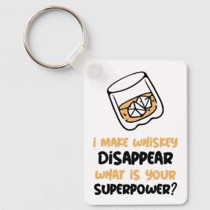 Grappig dat whisky verdwijnt sleutelhanger