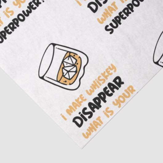 Grappig dat whisky verdwijnt tissuepapier (Detail)
