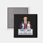 Grappig dat ze de honden de katten de huisdieren e magneet (Voorkant / Achterkant)