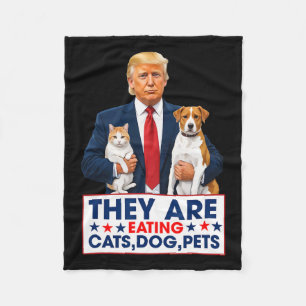 Grappig dat ze de honden, de katten en de huisdier fleece deken