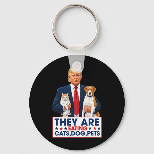 Grappig dat ze de honden, de katten en de huisdier sleutelhanger (Voorkant)