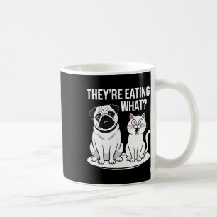 Grappig dat ze de honden opeten die ze de kat opet koffiemok