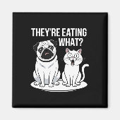 Grappig dat ze de honden opeten die ze de kat opet magneet (Voorkant)