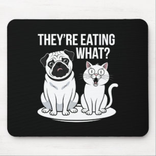 Grappig dat ze de honden opeten die ze de kat opet muismat