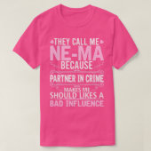 Grappig dat ze me Nema noemen omdat de partner in  T-shirt (Design voorkant)