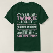 Grappig dat ze me Twinkie noemen omdat de partner  T-shirt (Design voorkant)