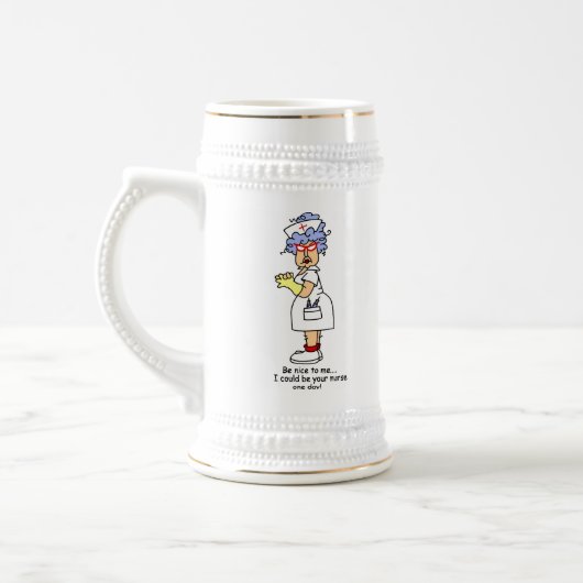 Grappig dat Zuster aardig tegen me zijn, T-shirts Bierpul (Links)