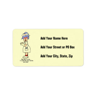 Grappig dat Zuster aardig tegen me zijn, T-shirts Etiket