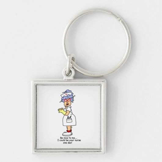 Grappig dat Zuster aardig tegen me zijn, T-shirts  Sleutelhanger (Voorkant)