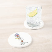 Grappig dat Zuster aardig tegen me zijn, T-shirts  Zandsteen Onderzetter (Zijkant)