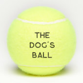 Grappig De bal van de hond Dieren Tennisbal (Achterkant)