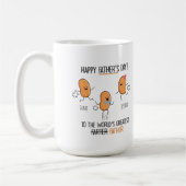 Grappig De beste verste ter wereld tot 3 kinderen Koffiemok (Links)