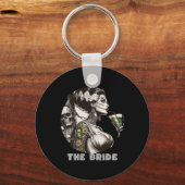 Grappig De bruid Het monster Frankenstein Spooky H Sleutelhanger (Voorkant)