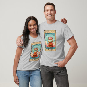 Grappig de donut tarot Kaart T-shirt