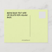 Grappig de echte golfer, gewoon getrouwd aankondigingskaart (Achterkant)