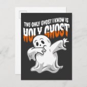 Grappig De enige geest die ik ken is Heilige Geest Uitnodiging Briefkaart (Voorkant / Achterkant)