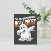 Grappig De enige geest die ik ken is Heilige Geest Uitnodiging Briefkaart (Staand voorkant)