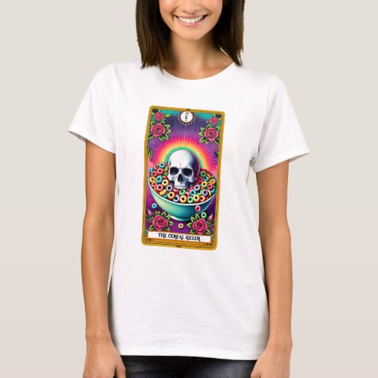 Grappig, de graan killer tarot t-shirt (Voorkant)