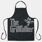Grappig De Grillfather Schort (Voorkant)